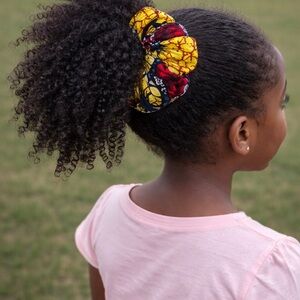 Colorful Hair Scrunchie. Large